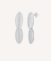 Pendientes ovalado doble