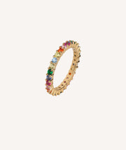 Anillo Circonitas multicolor