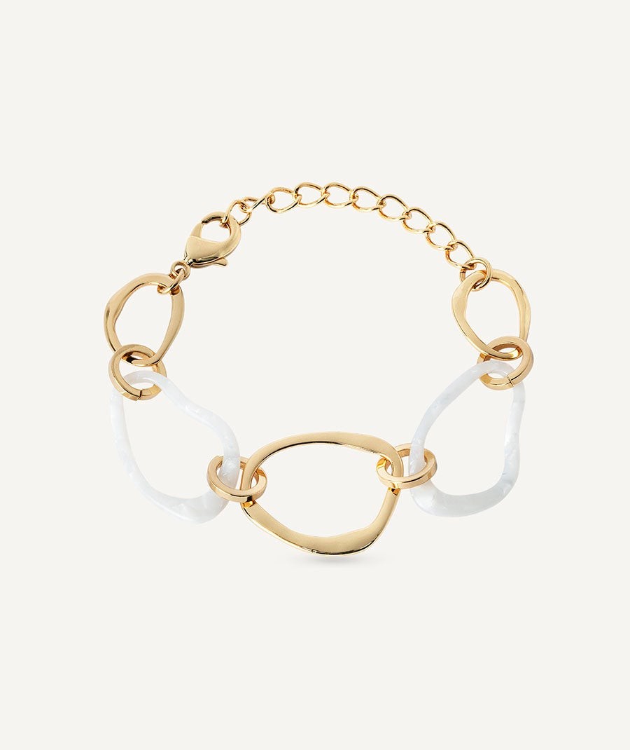 Pulsera Reflexe acetato blanco