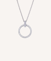 Colgante Matilde Plata de Ley 925 Chapado Platino circonitas cúbicas