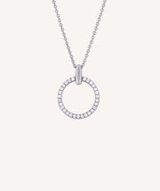 Colgante Matilde Plata de Ley 925 Chapado Platino circonitas cúbicas
