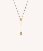 Collar Long Drop pendulo gota