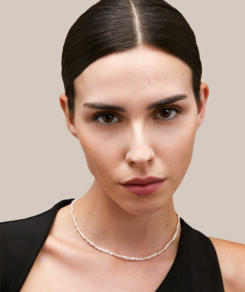 Collar Marea perlas cultivadas 4mm secundaria