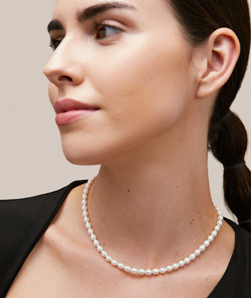 Angy Necklace 18 Kt Gold Plated 5mm cultivated pearls secundaria