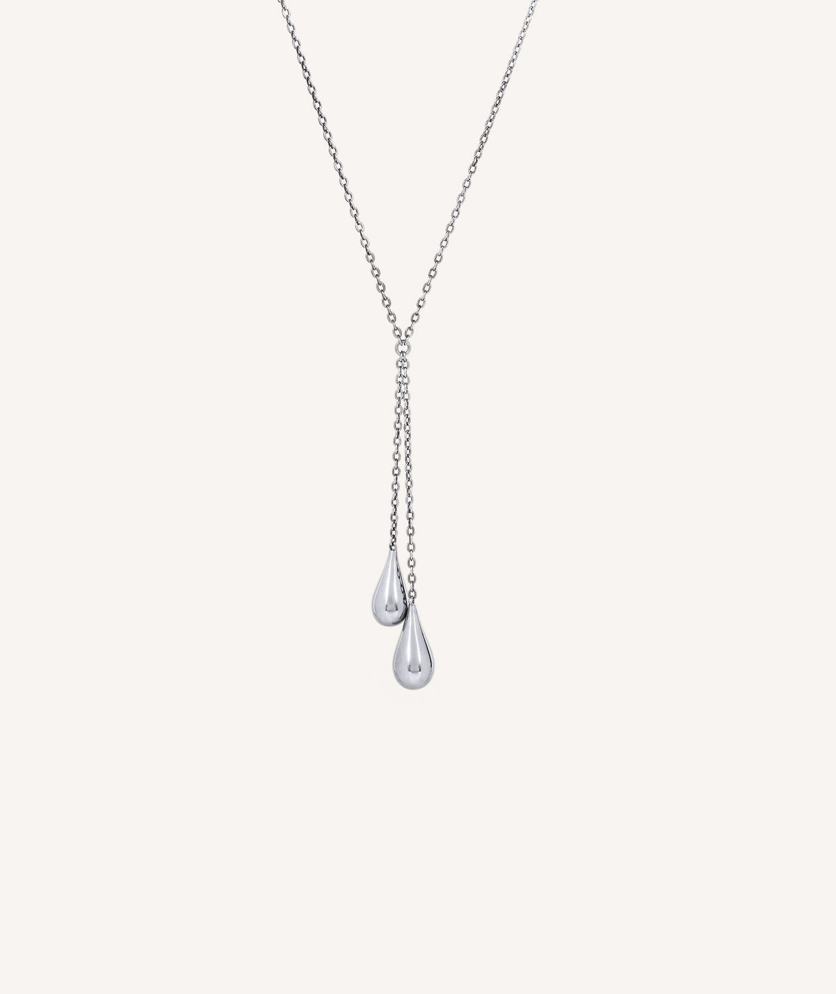 Collar Double Drop con gotas