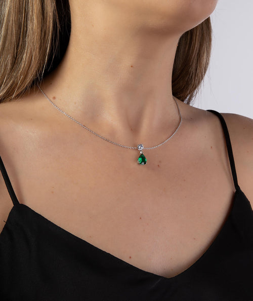Earrings Zirconias Emerald secundaria