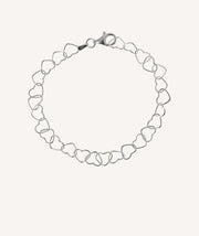 Pulsera Kids eslabones corazones