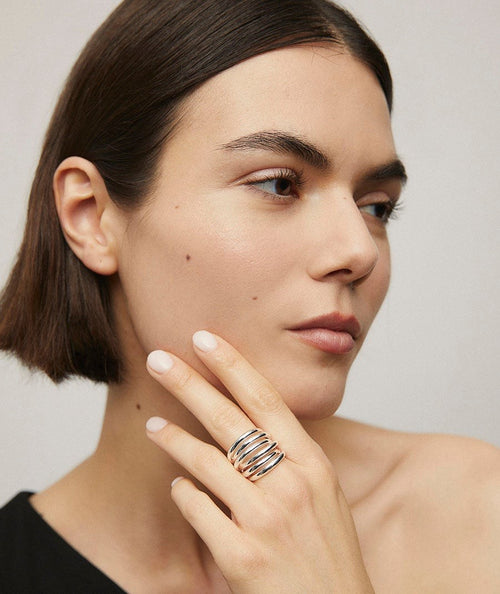 Anillo ancho seis tiras secundaria
