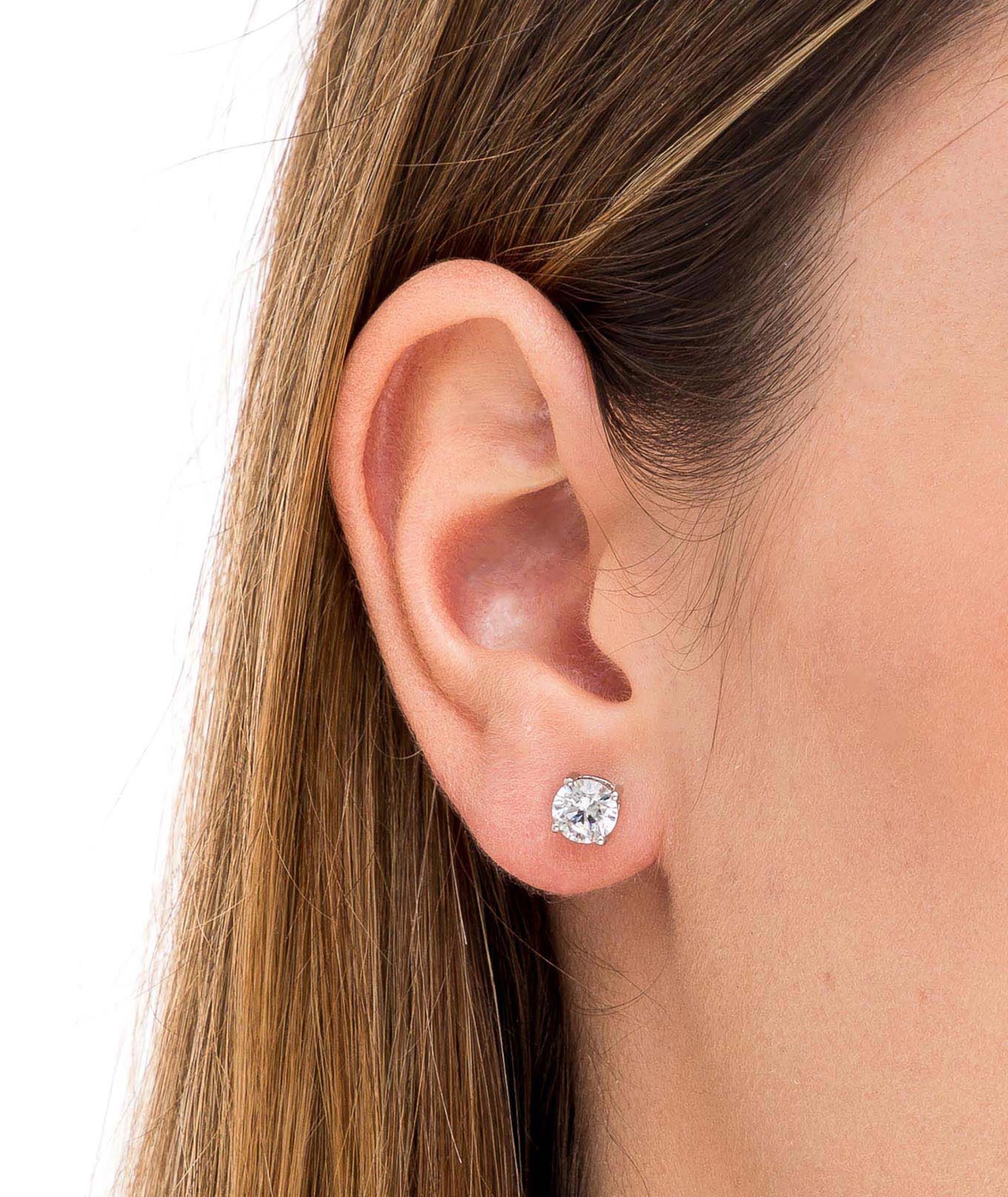 Pendientes Circonitas garras 6mm