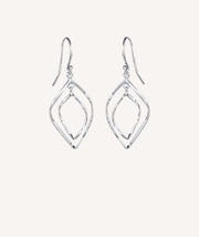 Pendientes largos hoja fina
