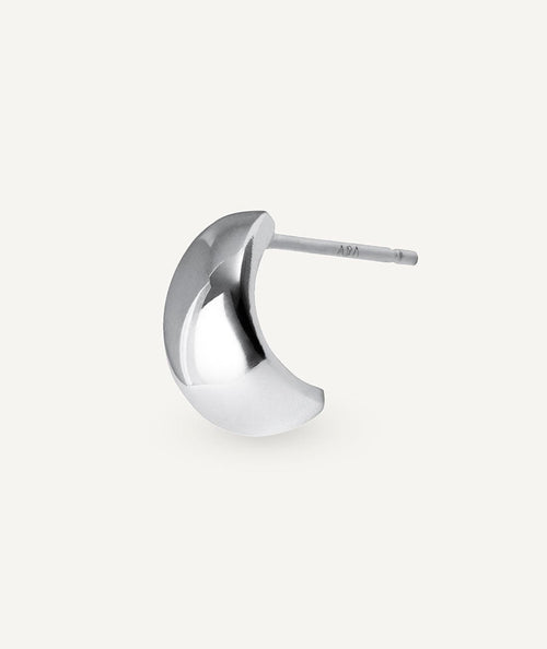 Pendientes semi aro liso secundaria