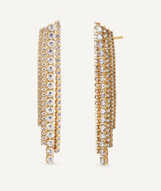 Pendientes Dangle con circonita