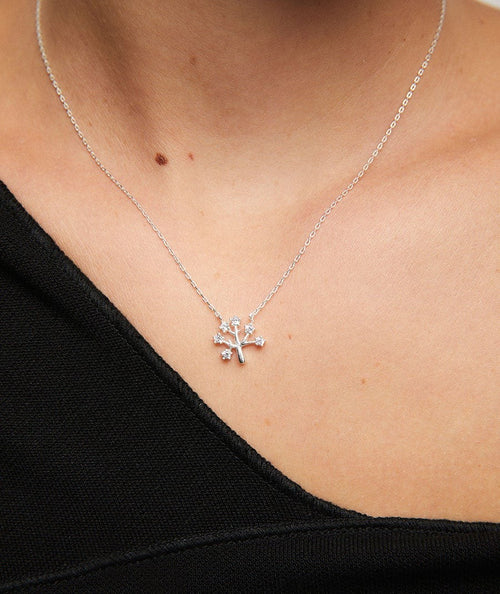 Necklace Árbol with zirconia secundaria