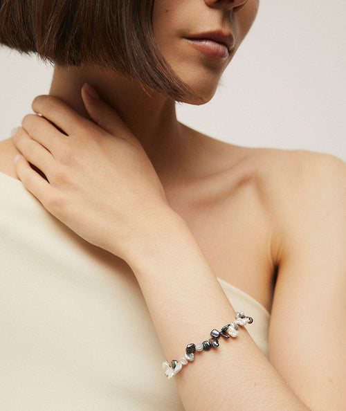 Pulsera Bahari con perlas cultivadas secundaria