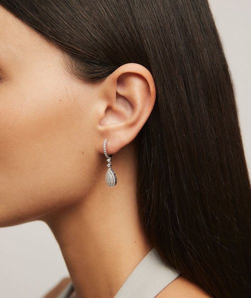 Pendientes Estelle con circonitas secundaria