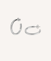 Pendientes medio Aro cuadrado 30X3mm