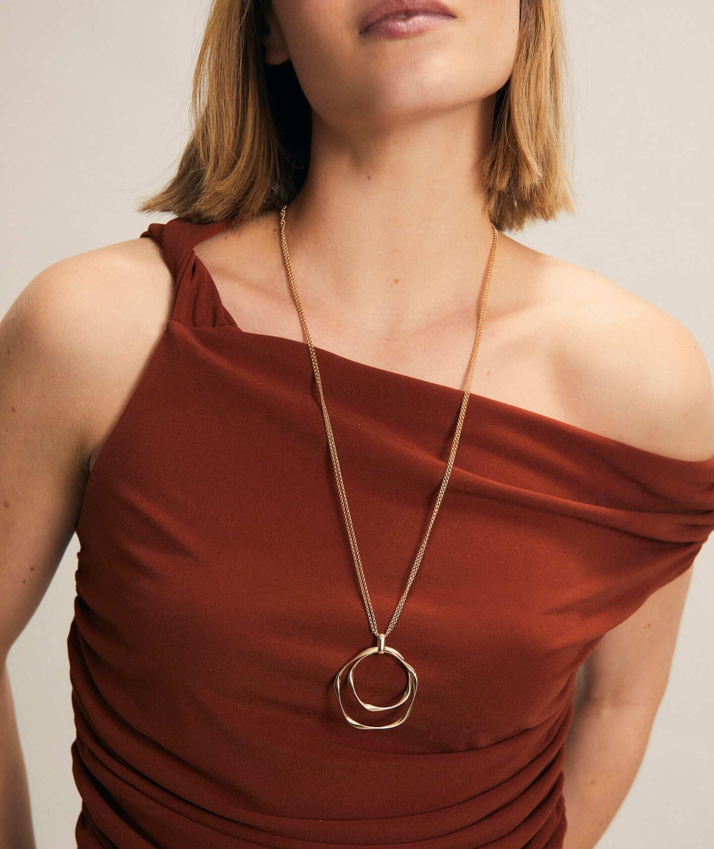 Colgante Wave doble aro