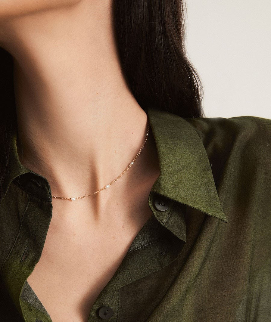 Collar perlas cultivadas