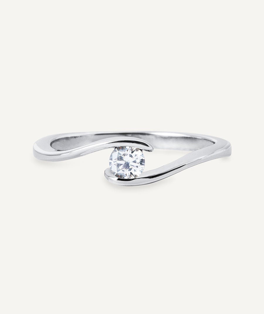 Anillo Valeria con circonitas