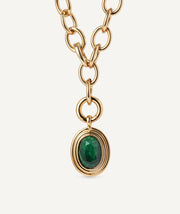 Colgante Juana con Jade Verde Africano