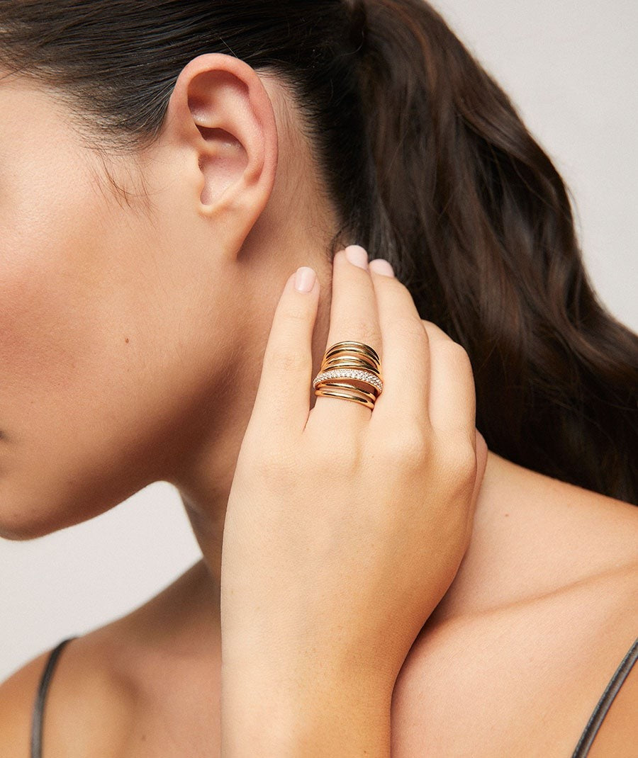 Anillo Oli con circonita