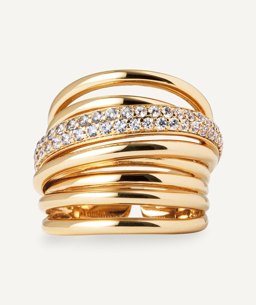 Anillo Oli con circonita