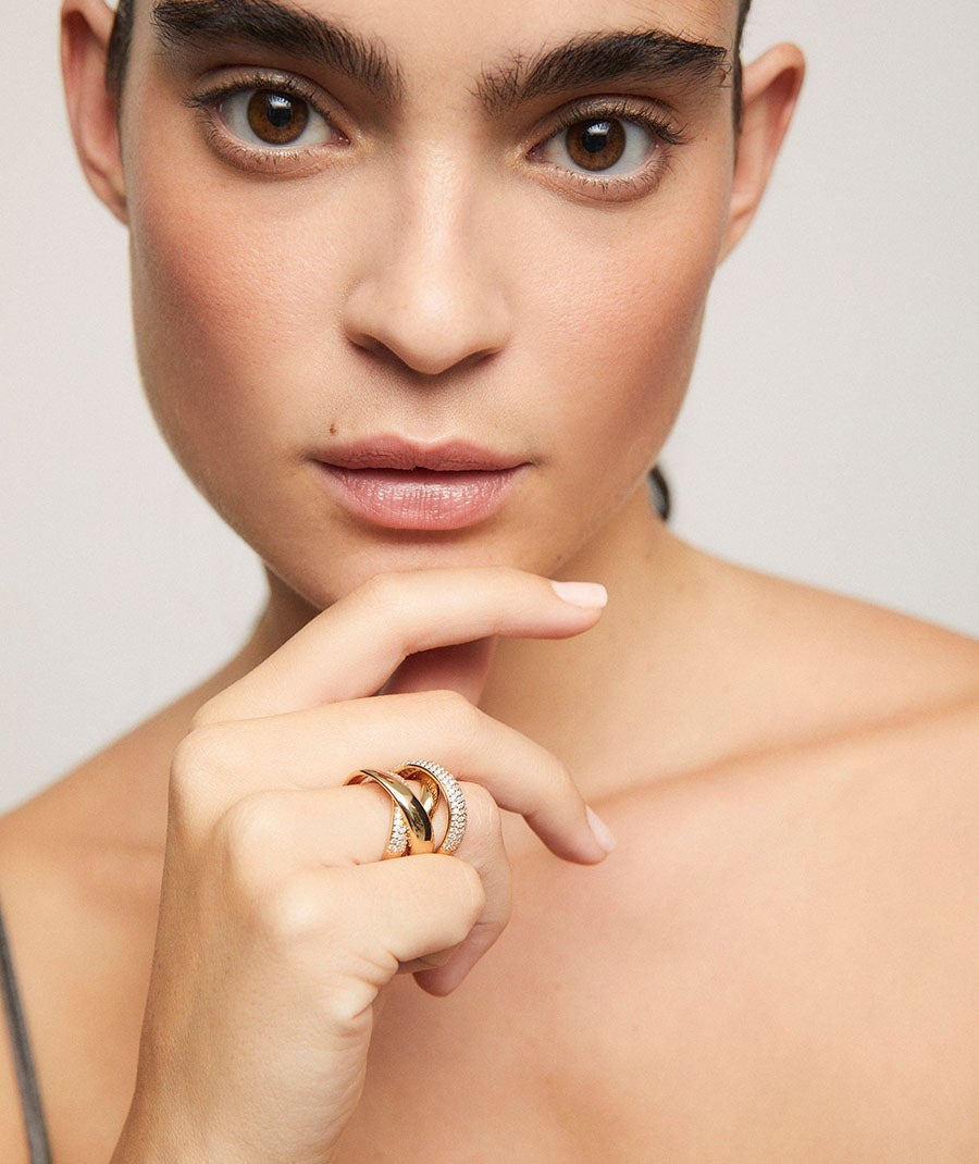 Anillo Nica con circonita