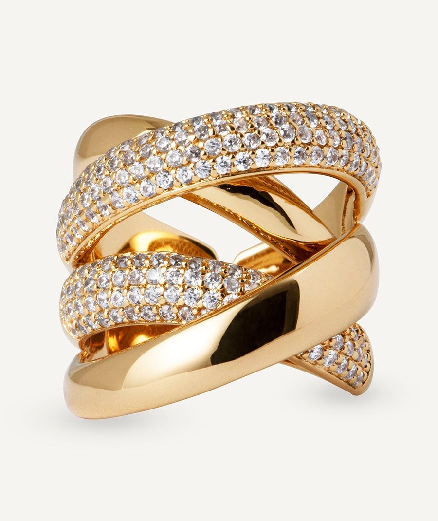 Anillo Nica con circonita