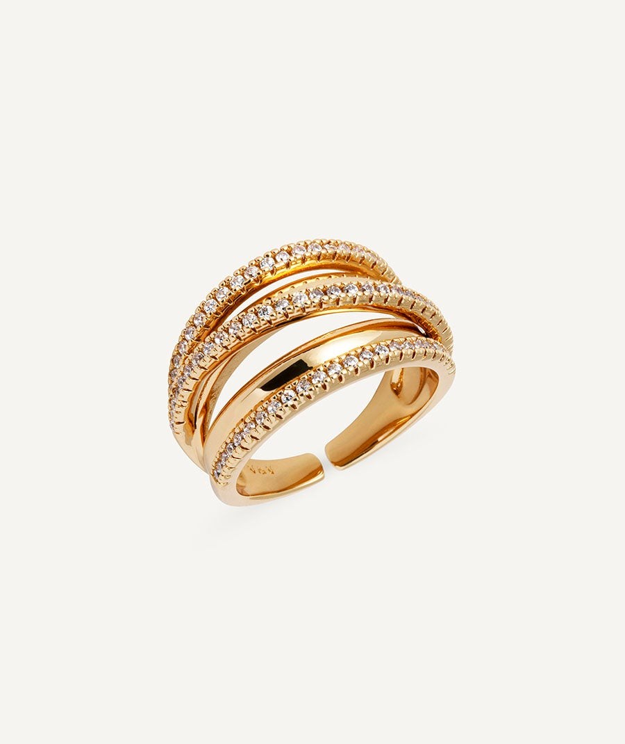 Anillo Malia con circonita