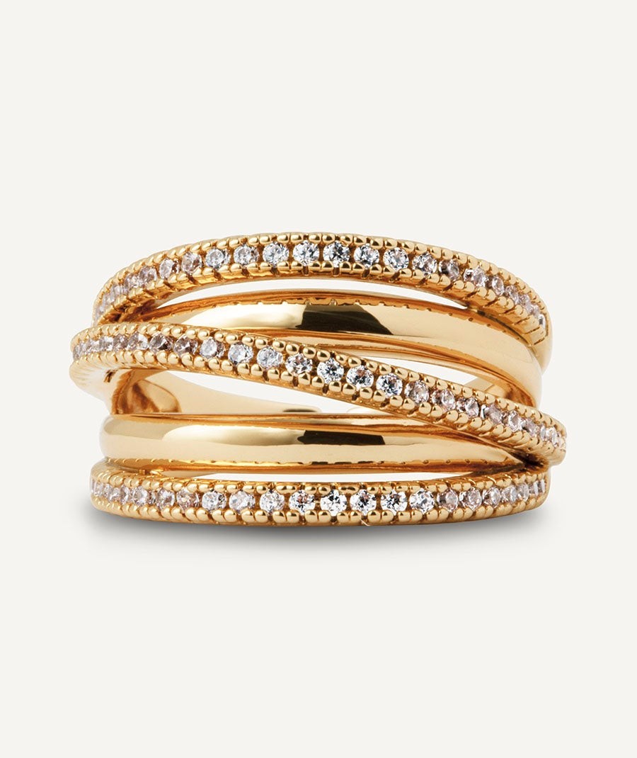 Anillo Malia con circonita