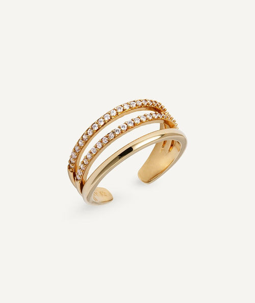 Anillo Gia con circonita