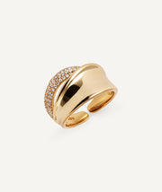 Anillo Celine con circonita