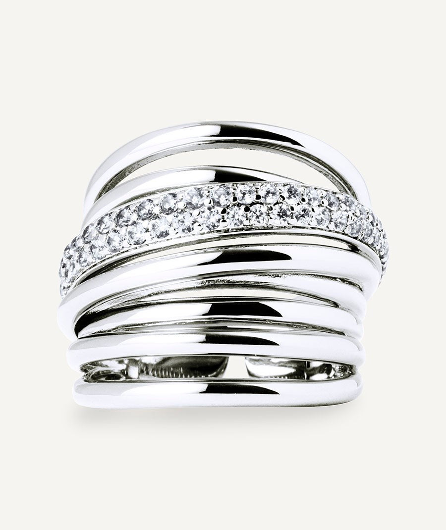 Anillo Oli con circonita