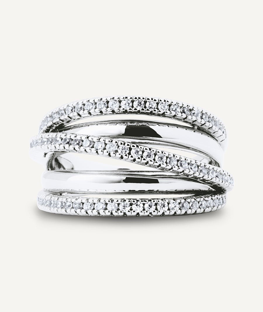 Anillo Malia con circonita