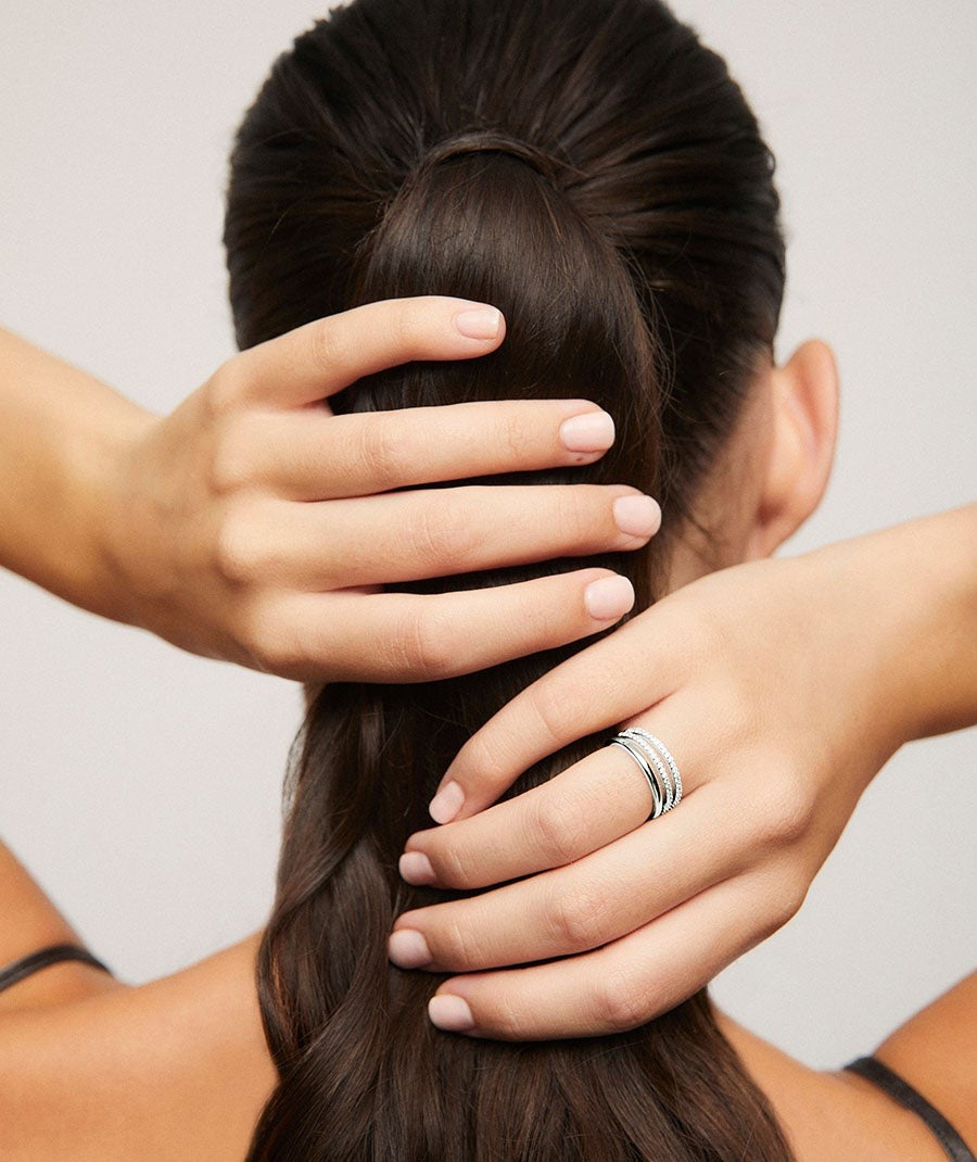 Anillo Gia con circonita