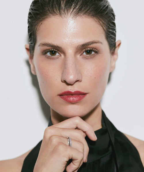 Ring Carolina con zirconias secundaria