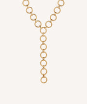 Collar Lea eslabones lisos circulares