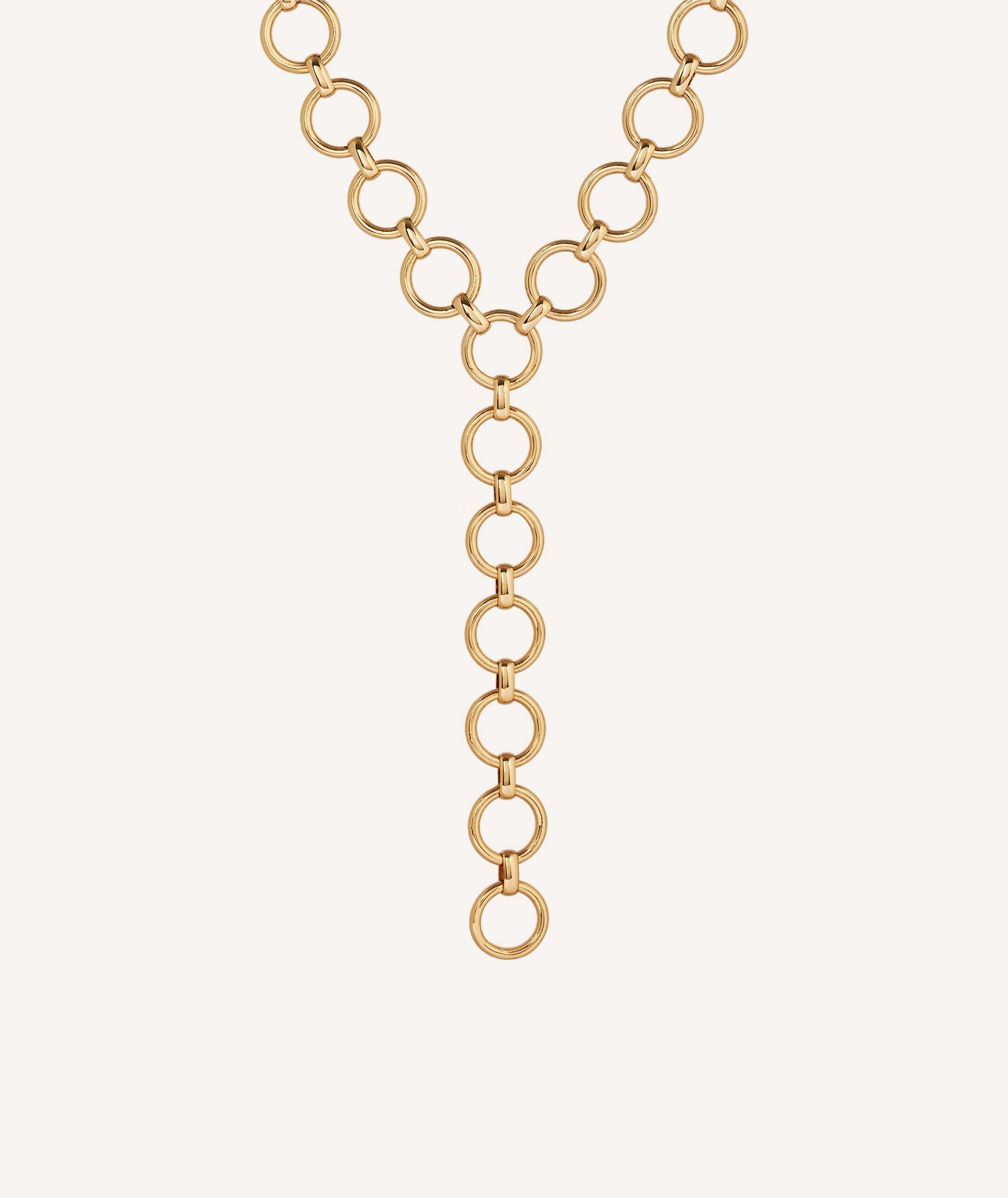 Collar Lea eslabones lisos circulares