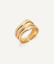 Anillo tiras Texturas Mar