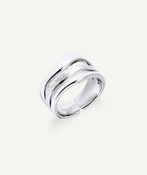 Anillo tiras Texturas Mar de plata