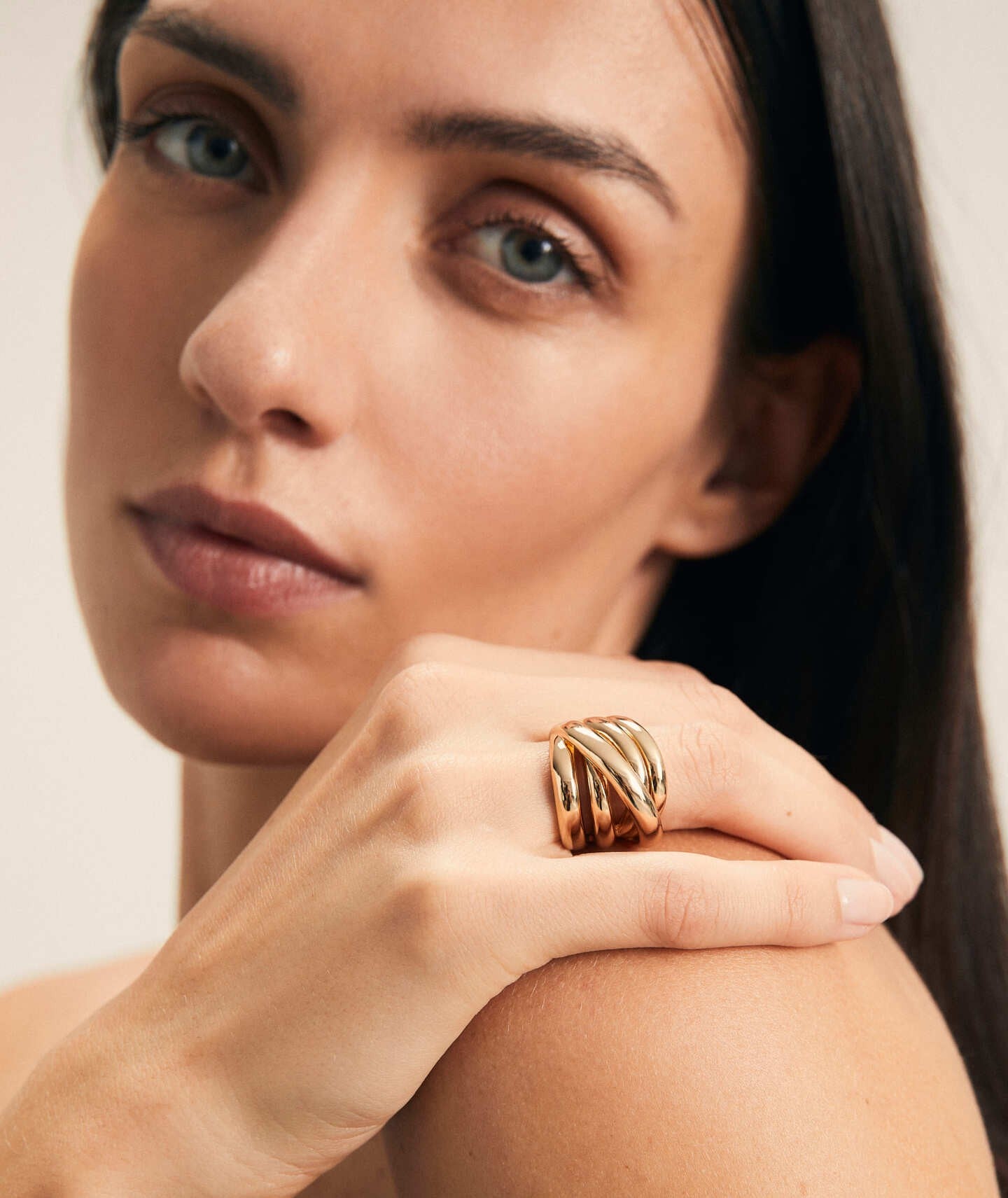 Anillo Feli tiras brillo