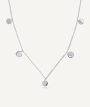 Collar mini círculos Luna con circonitas 