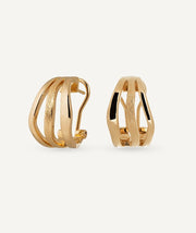 Pendientes  de aro mini Texturas Mar