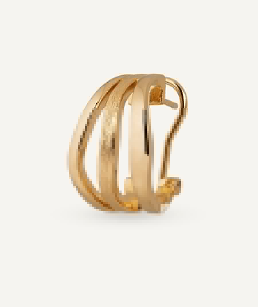 Pendientes  de aro mini Texturas Mar