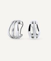 Pendientes  de aro mini Texturas Mar