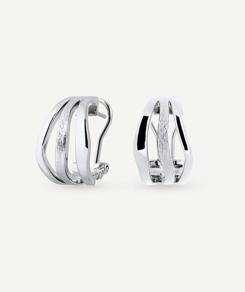 Pendientes  de aro mini Texturas Mar