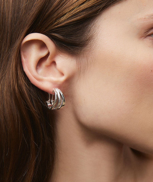 Earrings mini hoop Sea Textures secundaria