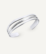 Brazalete rígido abierto Texturas Mar