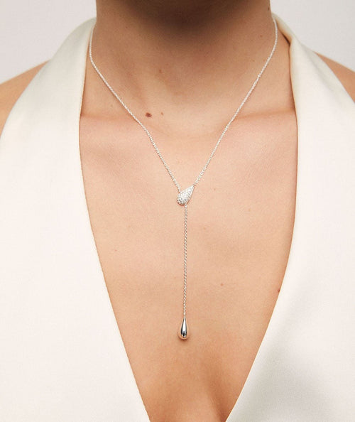 Collar Cascade con circonita secundaria