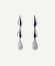 Pendientes Cascade con circonita